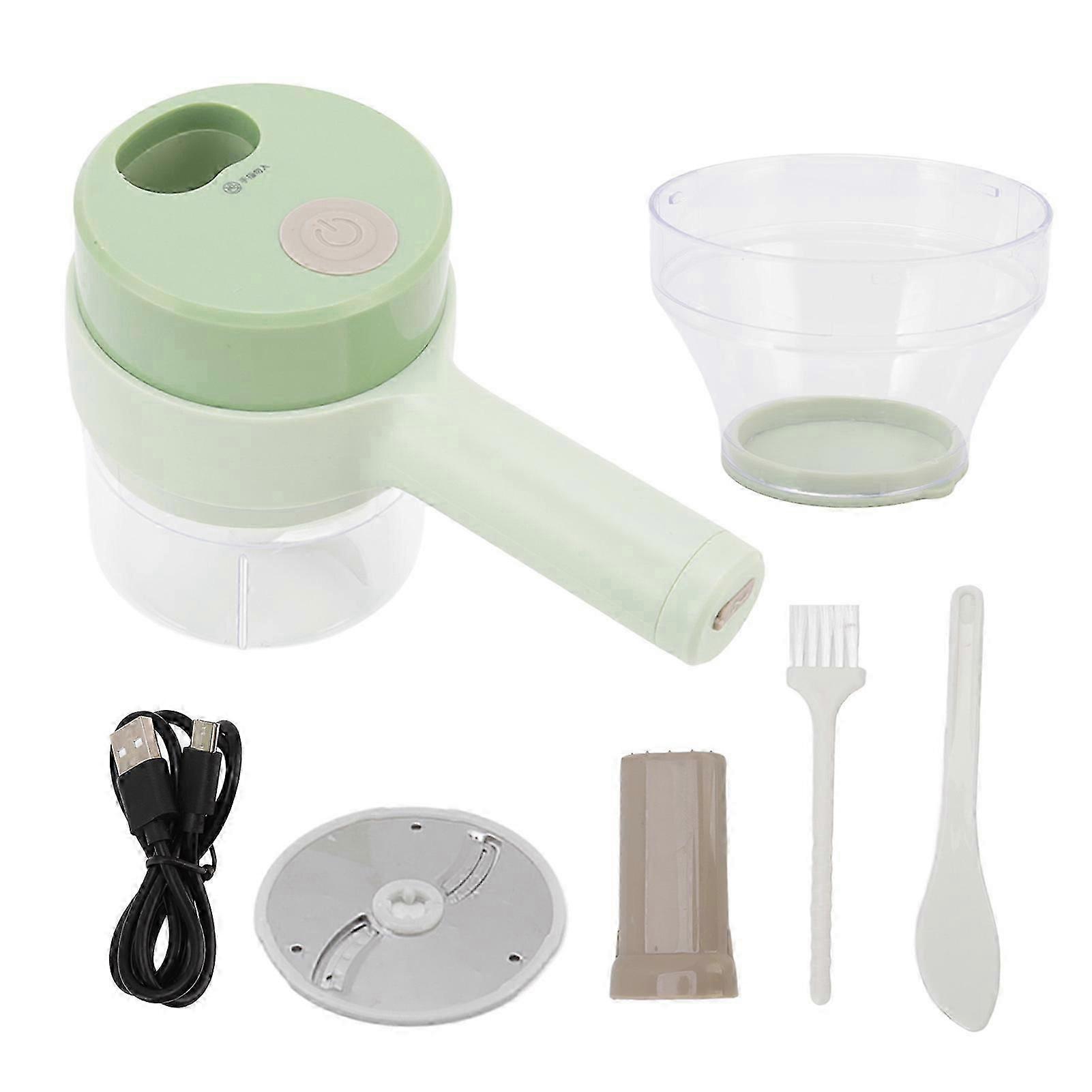 Electric Vegetable Cutter Cordless Automatic Electric Ginger Masher for Home Kitche Tool