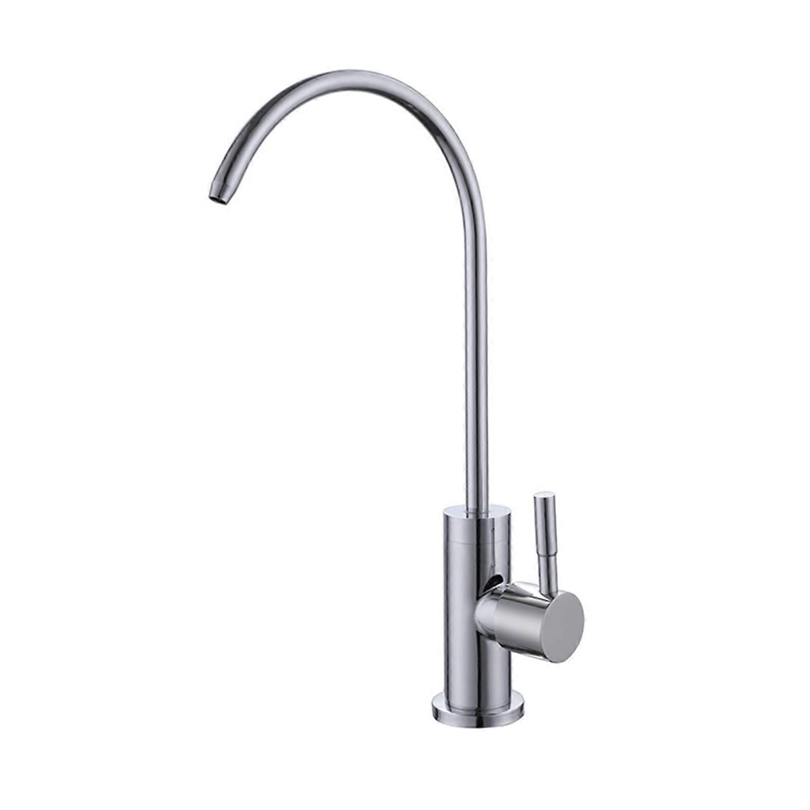 Kitchen Faucets Water Filter Faucet,Gooseneck Single Handle Kitchen Faucet Bar Sink Faucet,Chrome(Chrome)