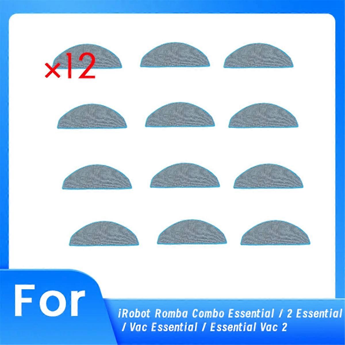 12 PCS Cleaning Rag for IRobot Romba Combo Essential / 2 Essential