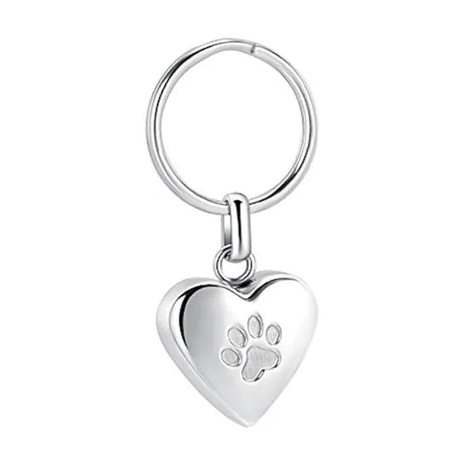 Elegant Heart Key Chain Multifuntional Addition to Fashion Ensembles Stainless Steel Texture Suitable for Any Occasion