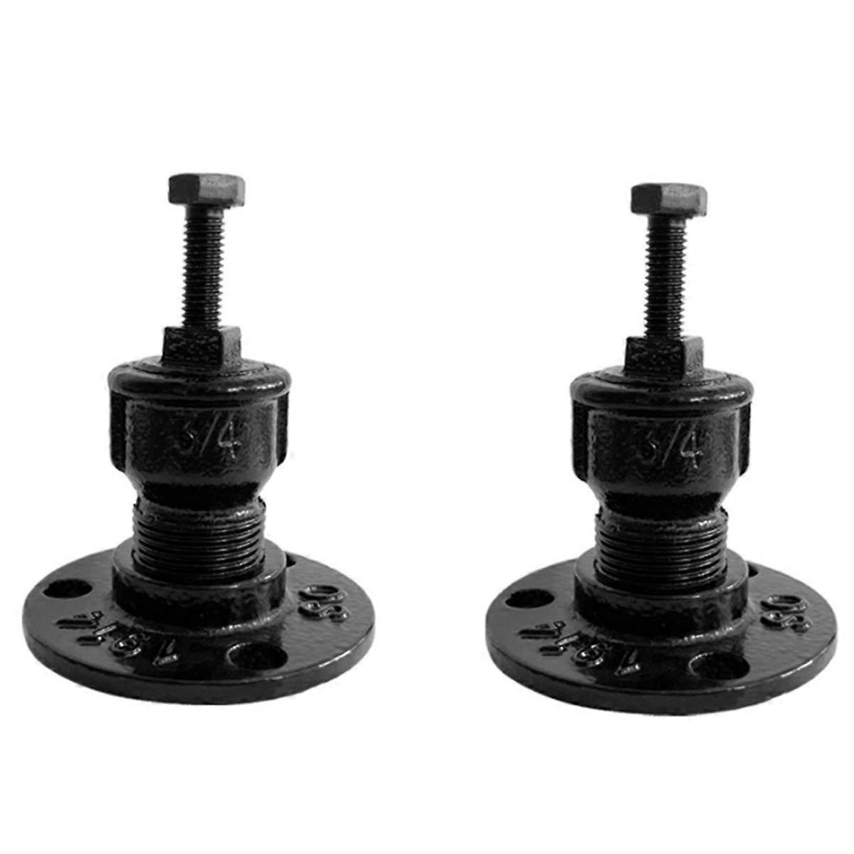 Thickened Iron Pipe Water Pipe Staircase Industrial Wind Fixed Bracket Stair Railing Wall Support Fi