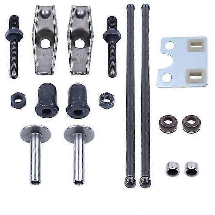 Valve Push Rod Assembly Guide Plate & Rocker Arms Assembly Compatible With 13HP GX390 11HP GX340 -cdsx