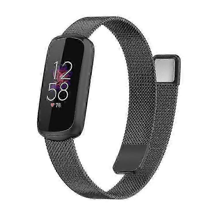 Fitbit Luxe/Special Edition Rustfritt Stål Magnetisk Milan Stropp, Justerbart Armbånd