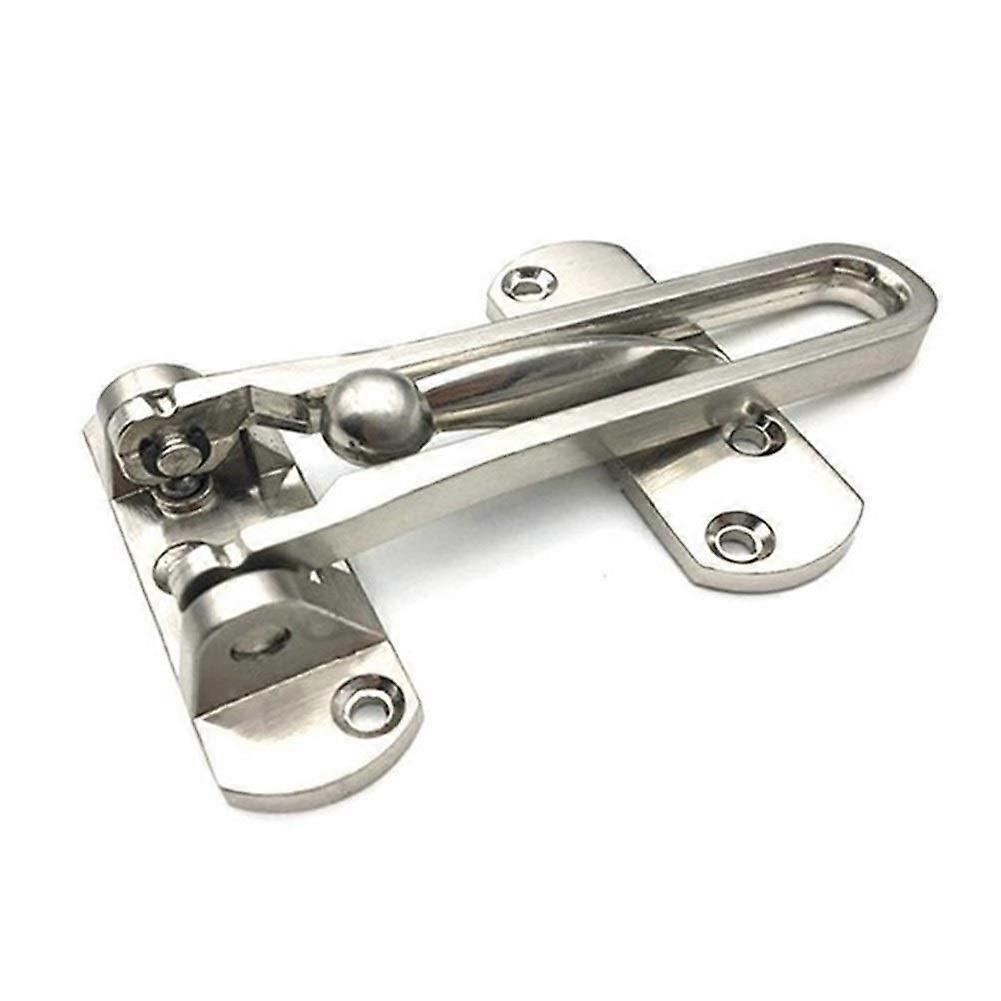 HookLatches Strong Alloy Security Lock for Windows and Doors, Silver Window Restrictor Latch Lock with Safety Chain Hardware
