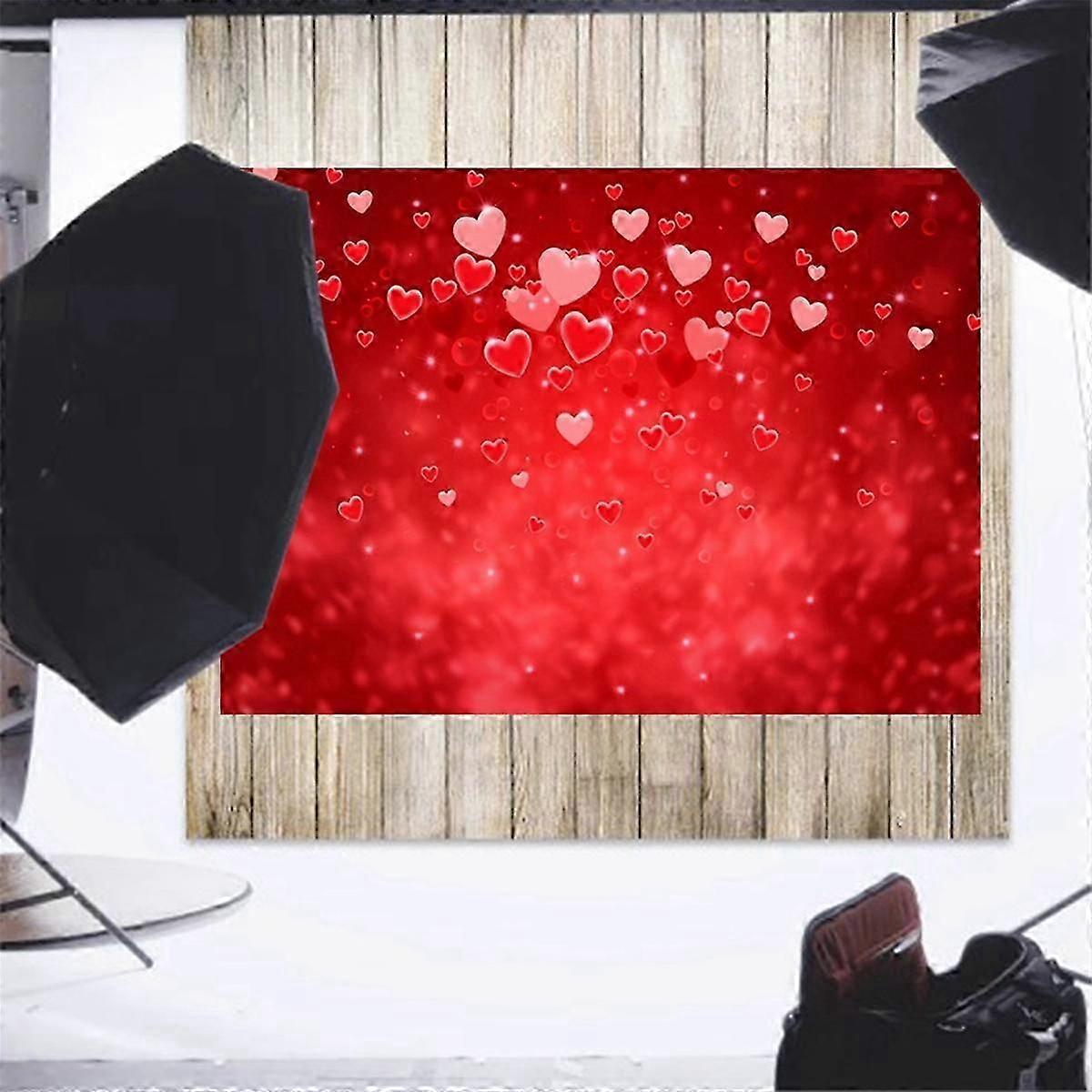 210X150Cm عيد الحب خلفية القماش الحب زهرة صور المواد التصوير خلفية القماش