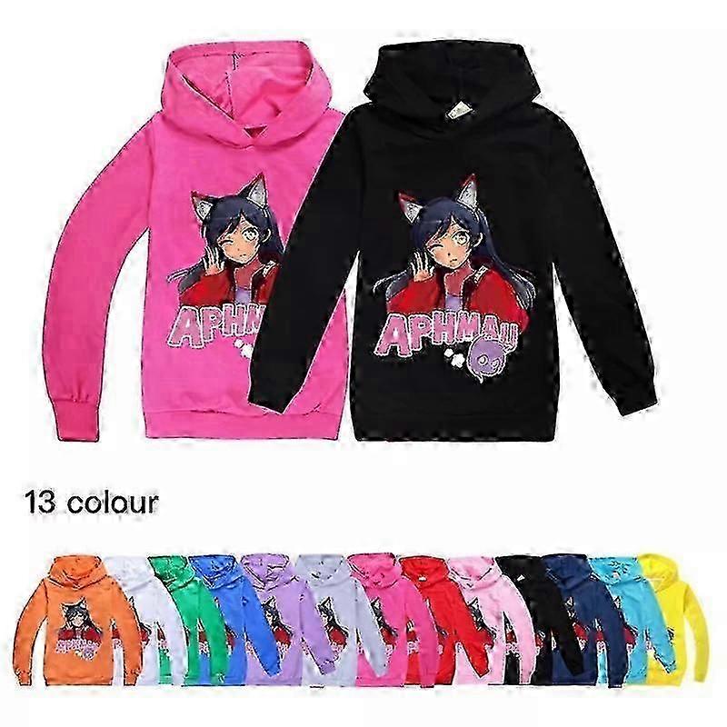 جديد الأولاد الفتيات عارضة طويلة الأكمام هوديي Aphmau الاطفال مقنع قميص من النوع الثقيل قمم هدية