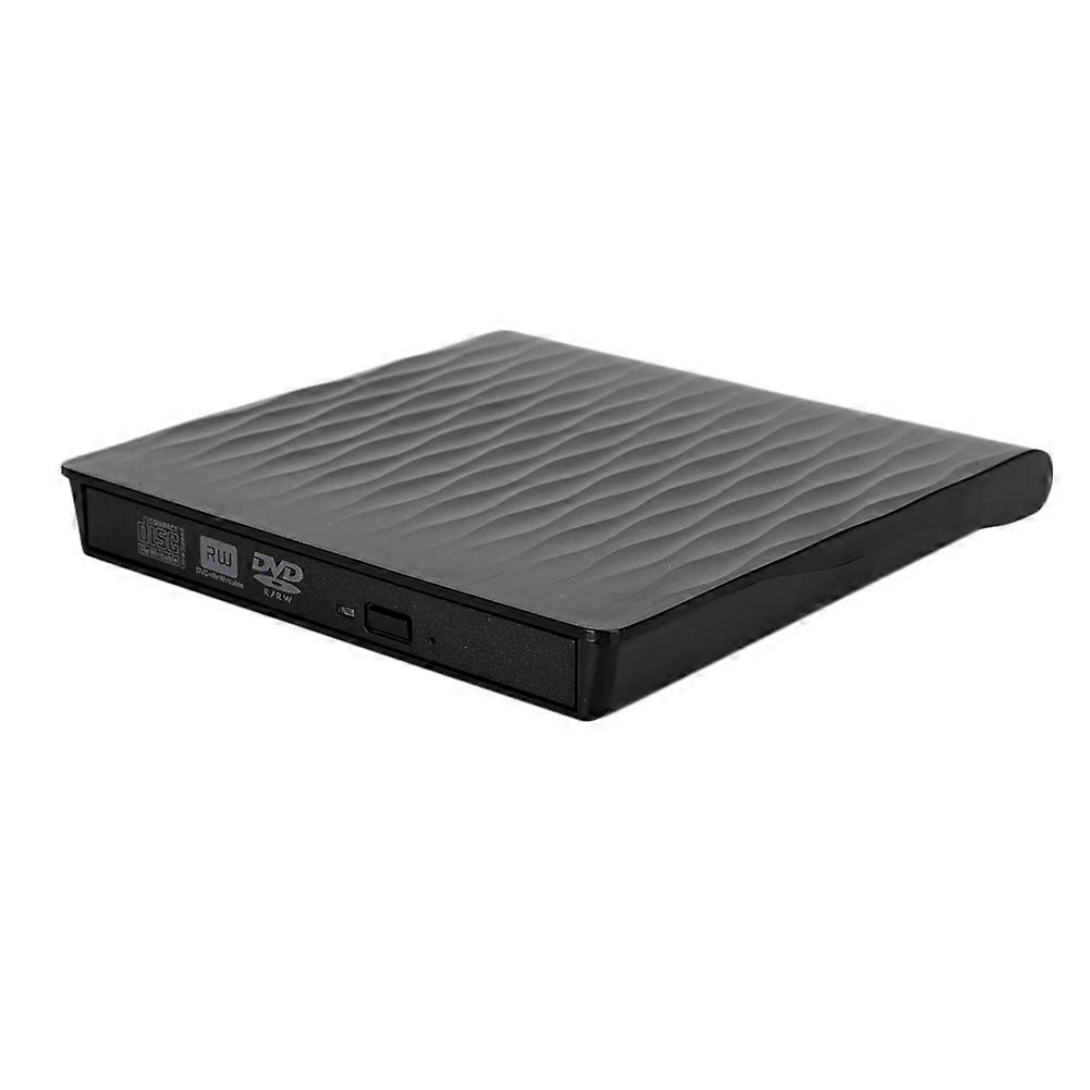 USB 3.0 Burner External Optical Drive DVD Writer Desktop Notebook Accessory Type C Black(Black )