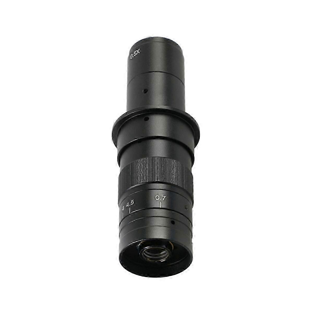 Magnification Adjustable 180X Zoom C Mount Lens 0.7X-4.5X Magnification for USB Industry Video Microscope Camera
