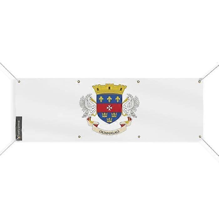 Saint Barthélemy Flag Banner 8 Grommets 60x180 cm