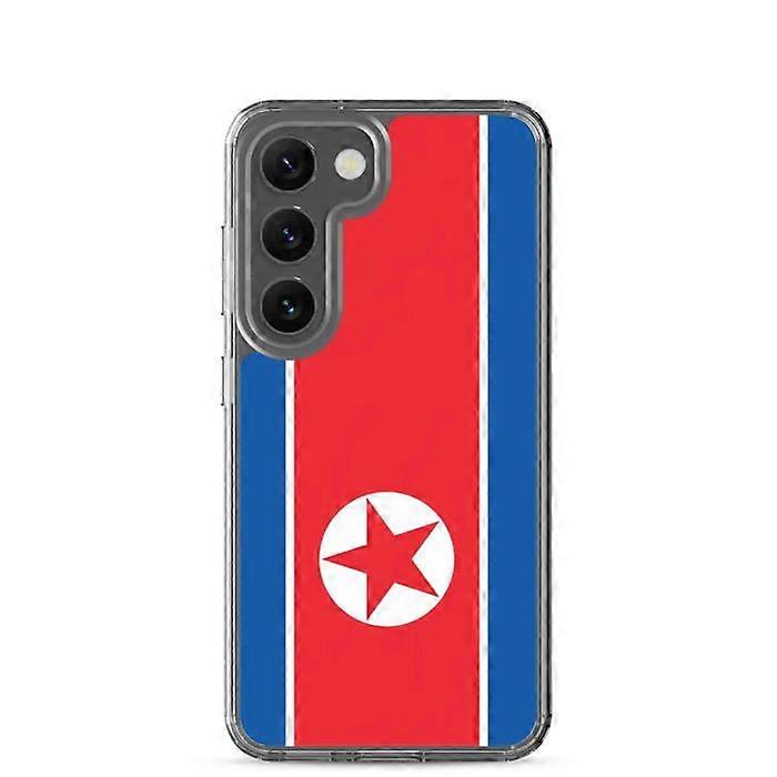 Phone Case - Samsung - Galaxy S23 Plus - North Korea Flag - Flexible - Multicolor