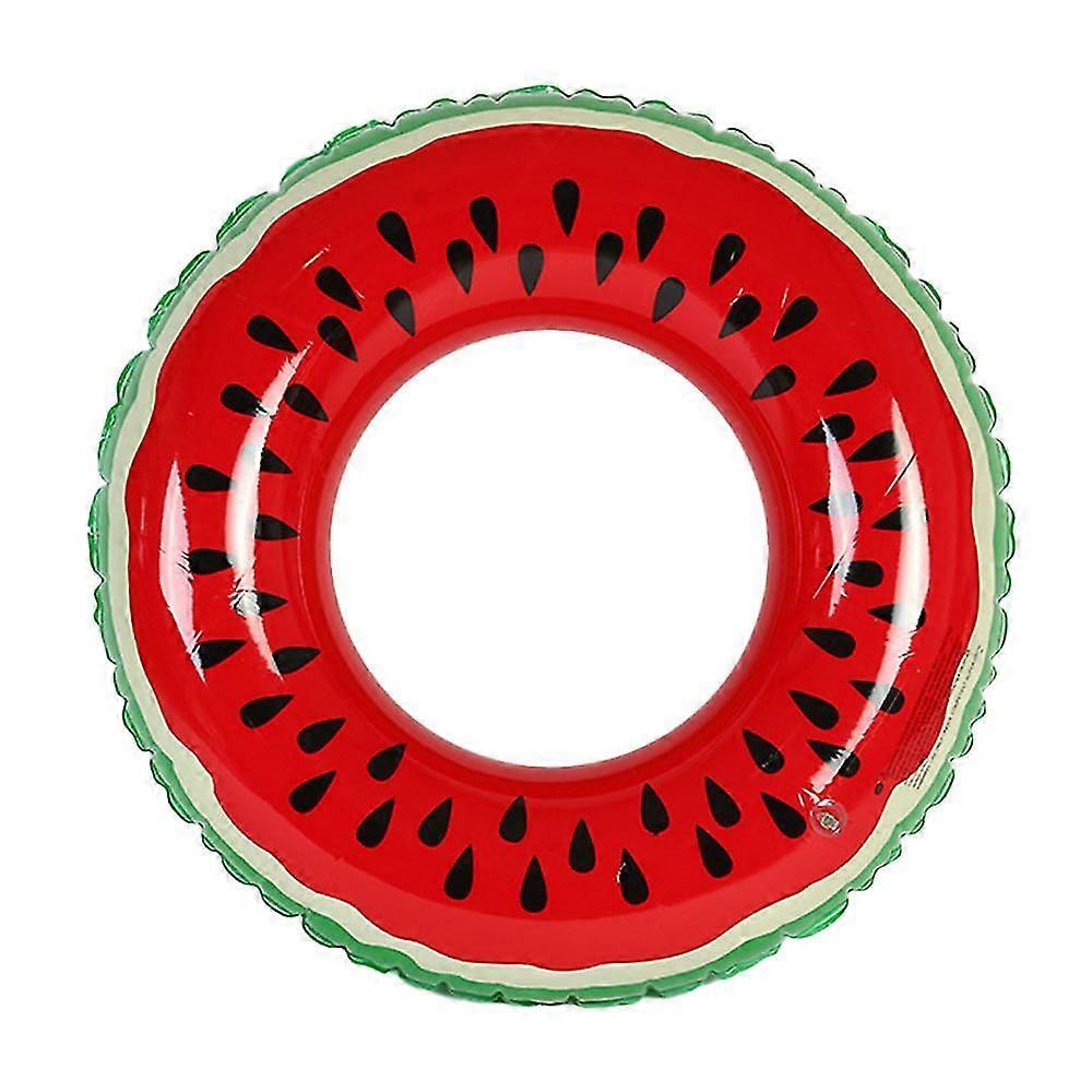 Fruit Pool Float, Watermelon Tube Ring Inflatable Durable Party Float