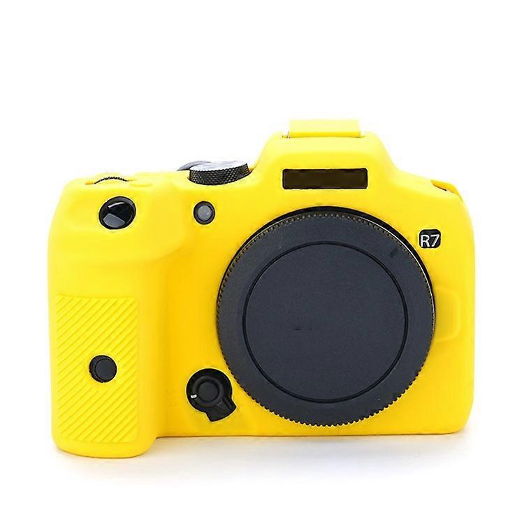 Flexible Silicone Protective Case Compatible For Canon EOS R7 Camera, Anti-scratch Anti-drop Cover