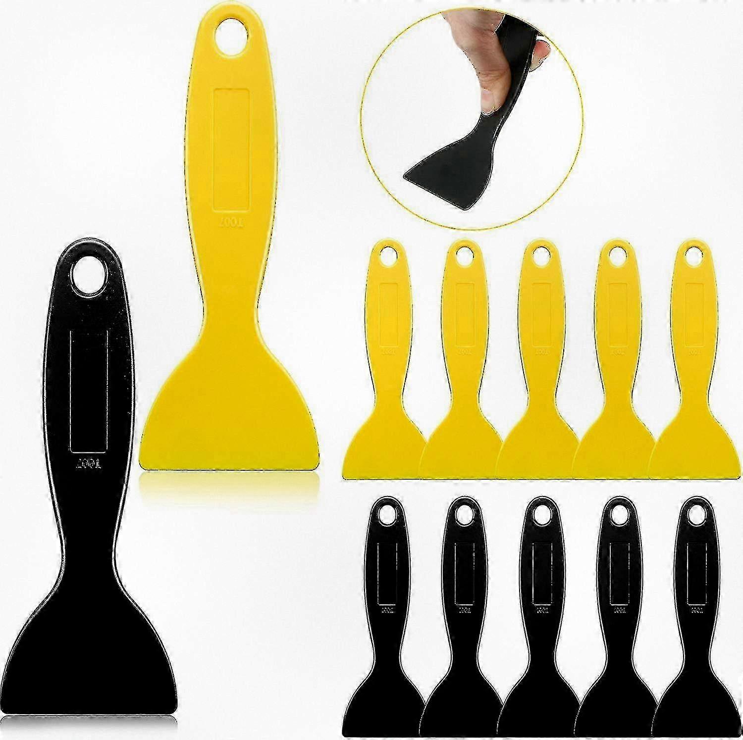 12pcs Flexible Paint Scrapers and Putty Knives, Ideal for Sticker Installation and Various Home Improvement Projects