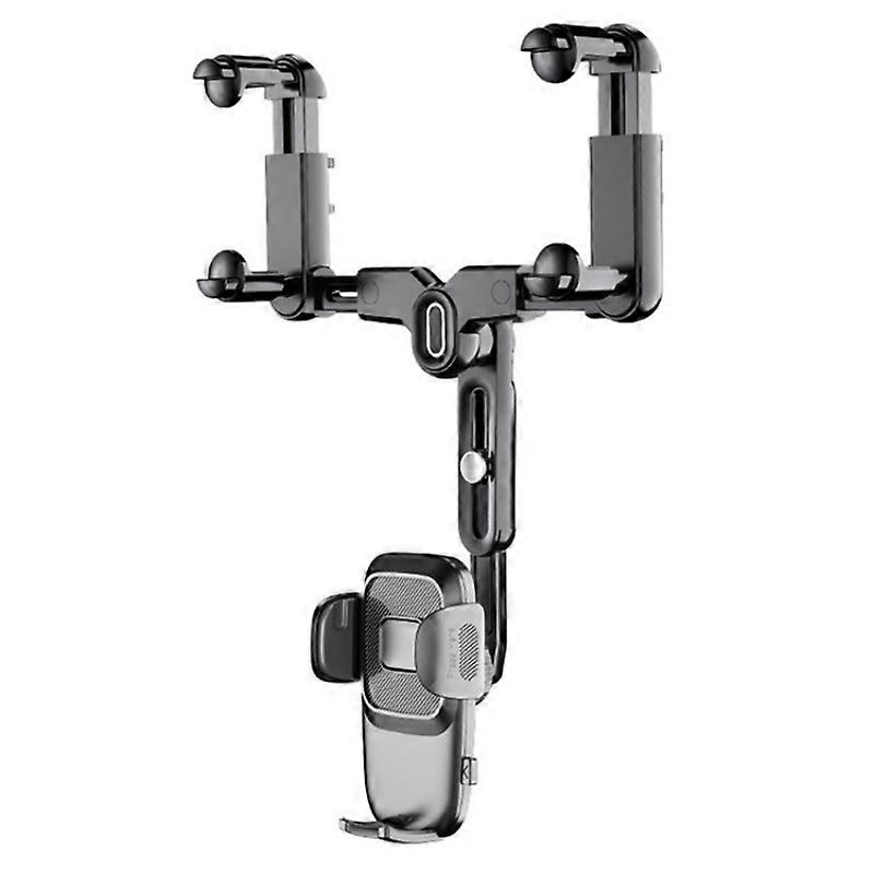 Car Rearview Mirror Cell Phone Mount R009 (Black)