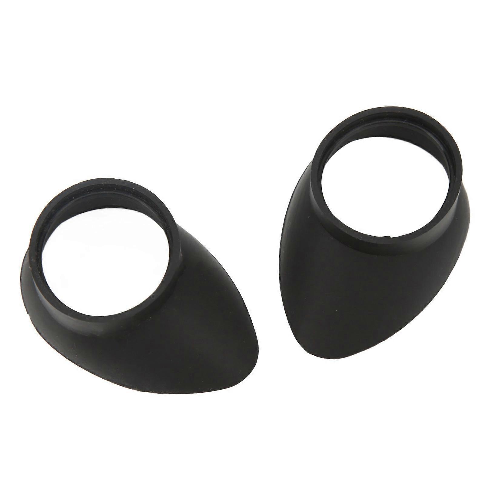 2pcs Rubber Eye Cups 27mm Inner Diameter Foldable Eyepiece Cover for Microscope Ocular Instrument Telescope 