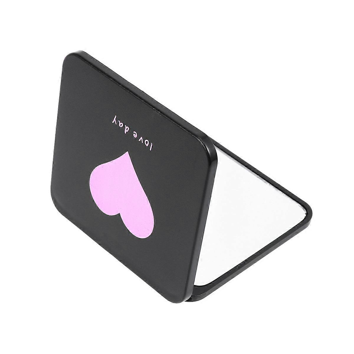 Dual-Sided Folding Mirror Compact Mirror for Makeup Use Square Design