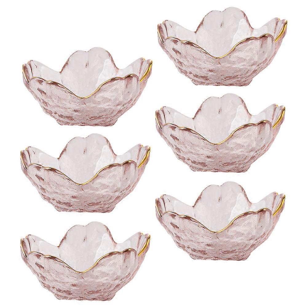 Here's a refined and appealing product description for your **6pcs Japanese Style Glass Fruit Plates**:
**6pcs Japanese Style Glass Fruit Plates