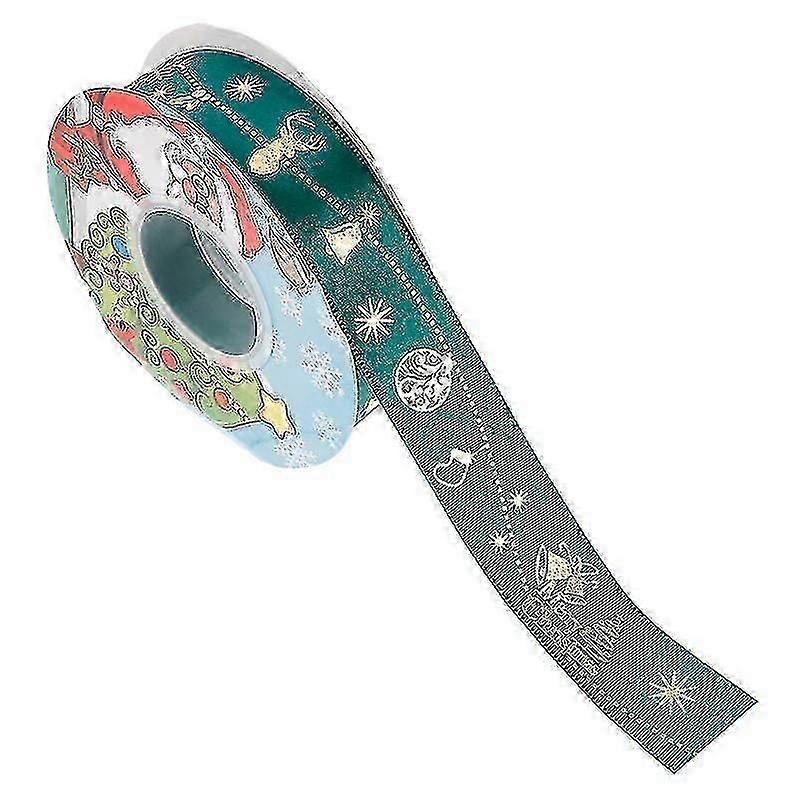 2280X2.5cm Assorted Color A Ribbons & Trim 1 Roll Christmas Gift Packing Wrapping Ribbon Xmas Diy Ri