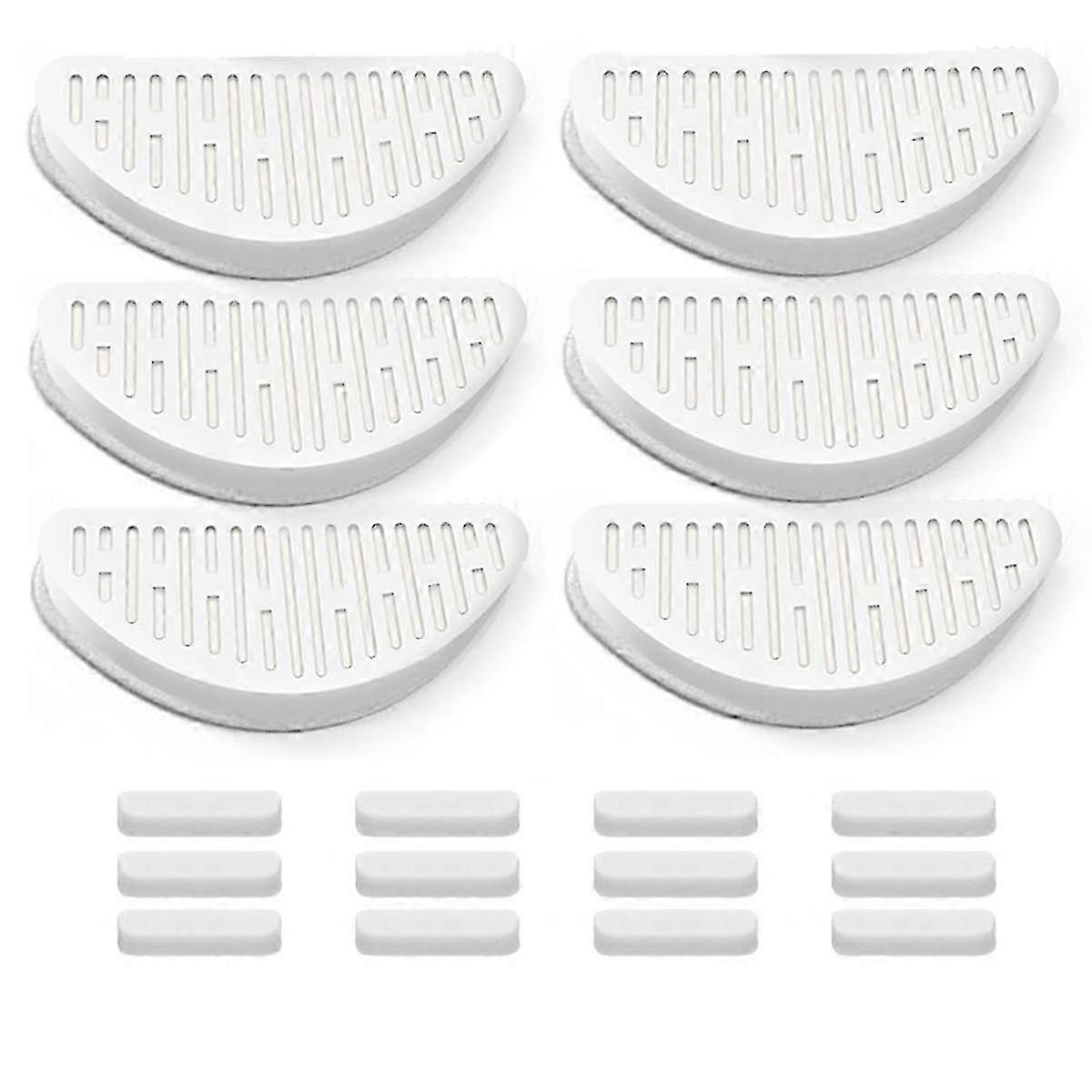 6pcs Plastic Pool Cue Rack Clips for Billiards Sticks