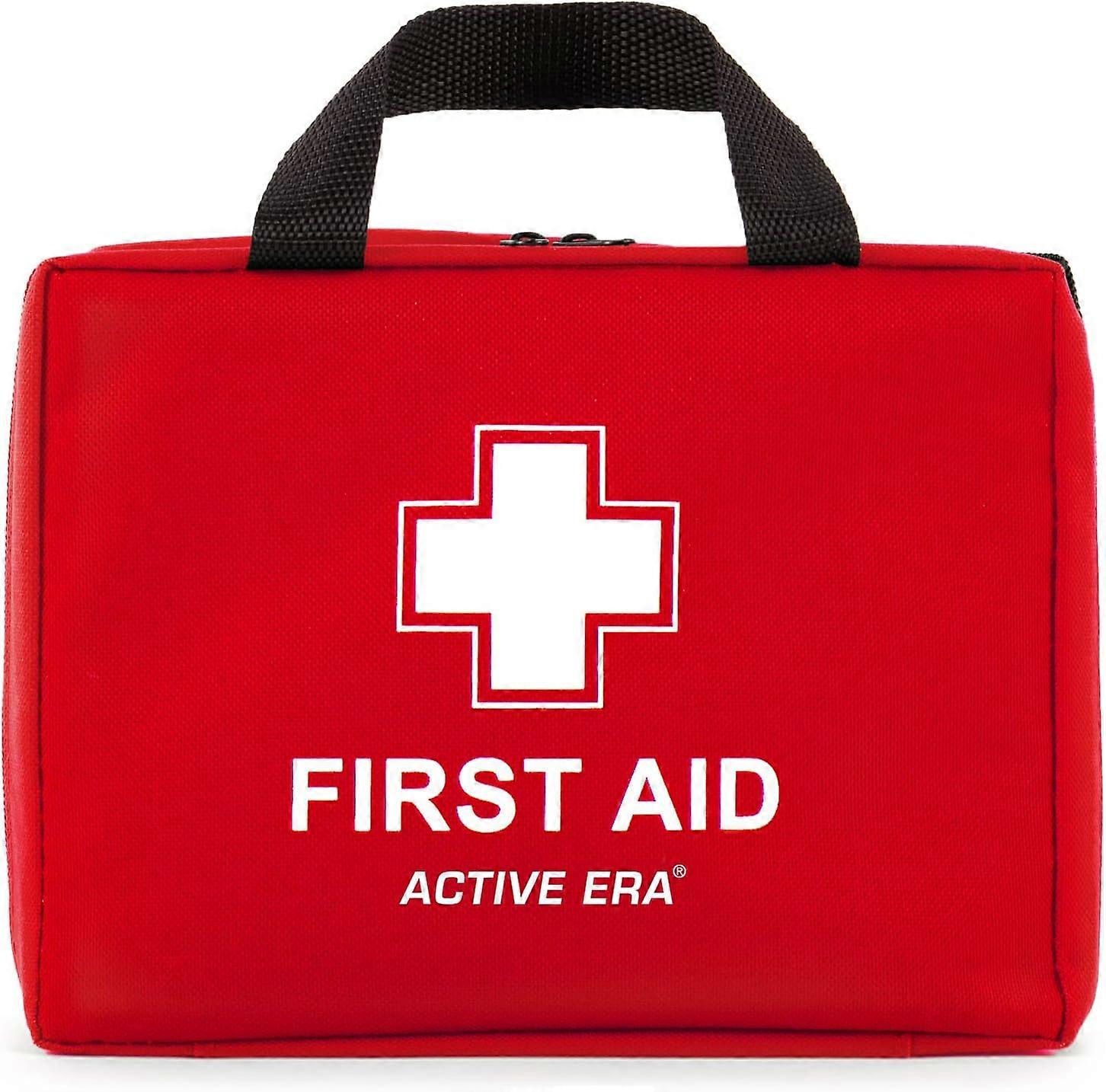1 Pack Bulk Premium First Aid Kit   Home, Office or Car   Red