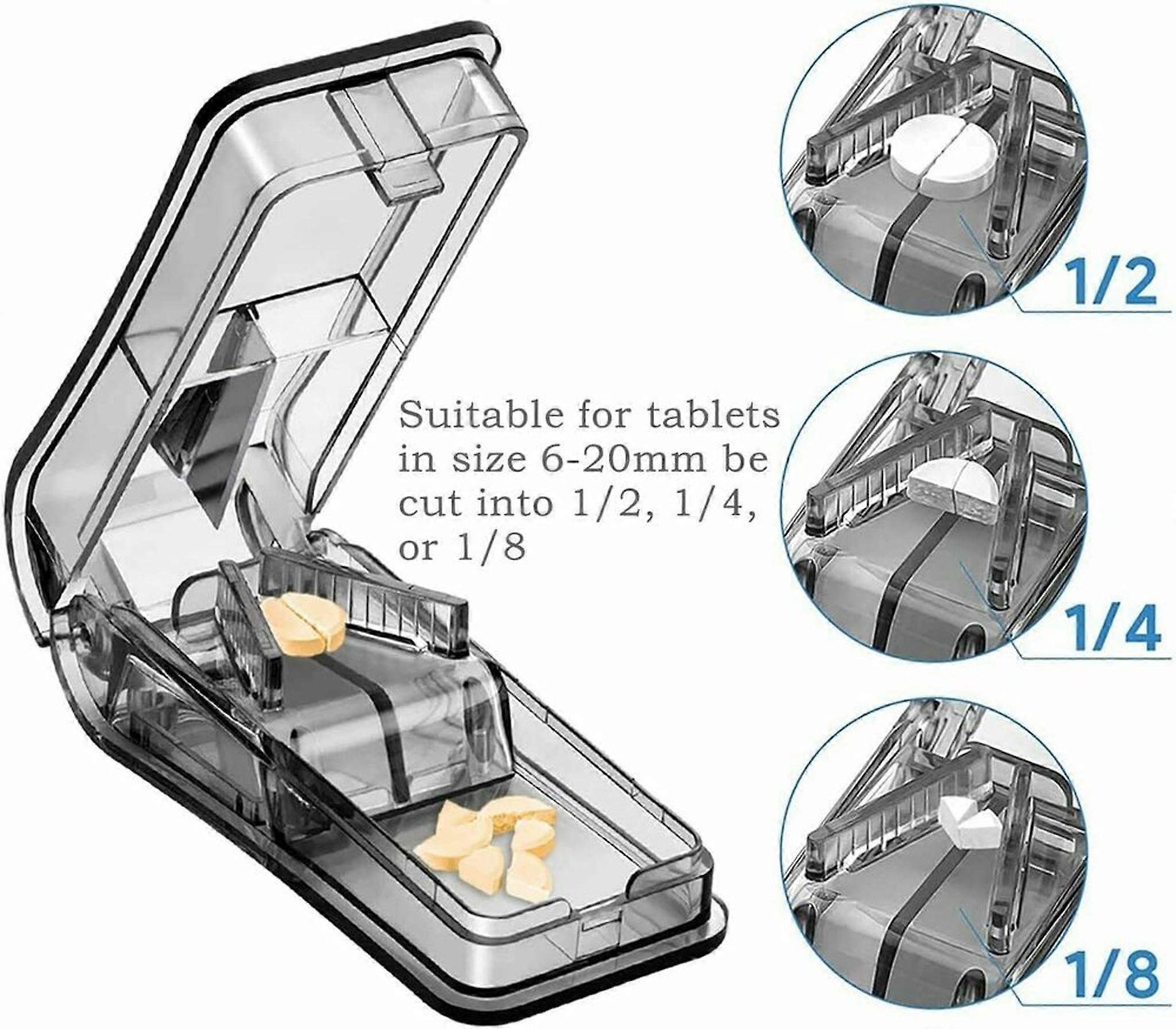 Tablet divider for small and large tablets, tablet divider