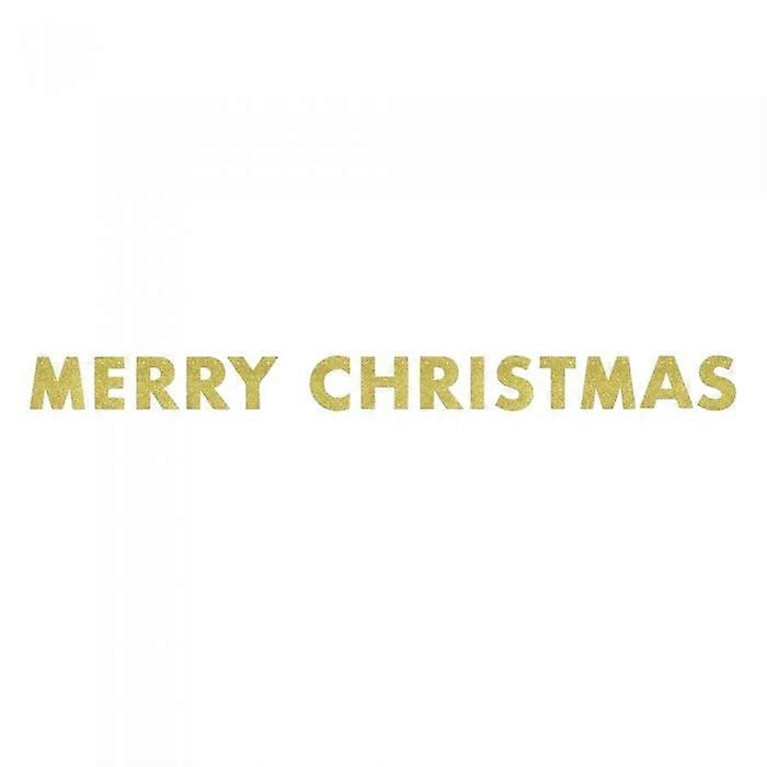Unique Party Merry Christmas Glitter Banner