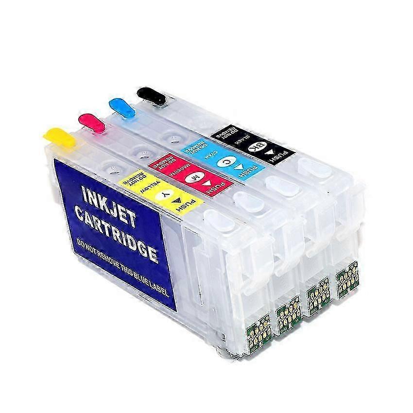 High Capacity Refillable Ink Cartridge with Chip for Epson WF-7800/4800 Series Printers 405XL