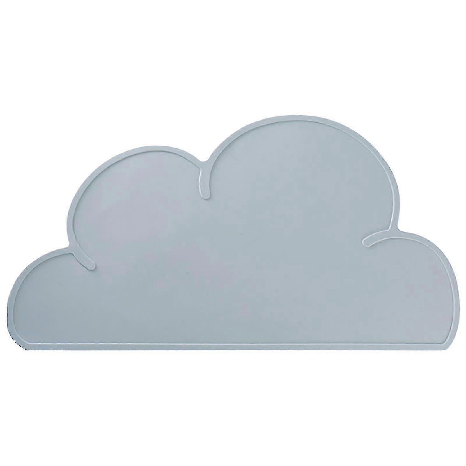 Soft Silicone Non-Slip Cloud Shaped Table Mat for Easy Cleaning and Surface Protection