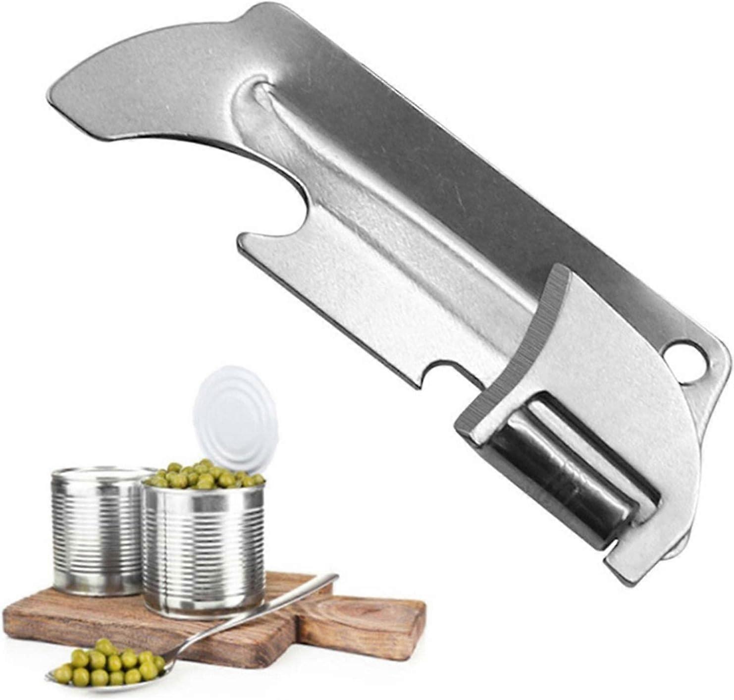 Stainless Steel Multi-Function Can Opener for Camping, Travel