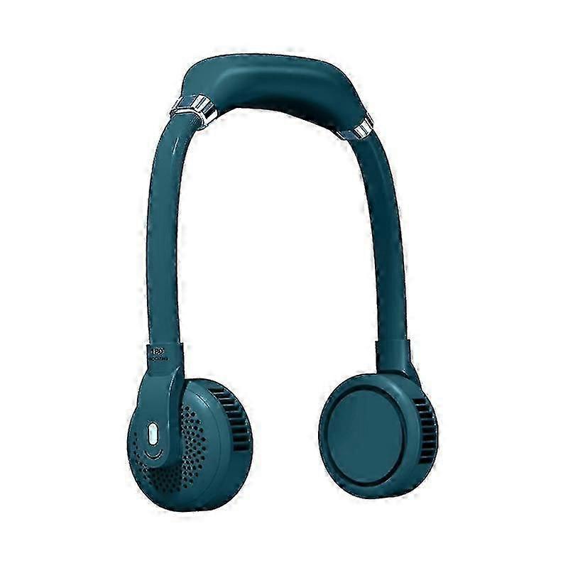 רצועת צוואר ללא ידיים מאוורר מיני אוויר קריר יותר קיץ מתכוונן תלוי צוואר מאוורר מיני נייד ללא להב Usb קטן מאוורר ספורט מאוורר קטן מאוורר ספורט עצלן נייד מיני מאוורר