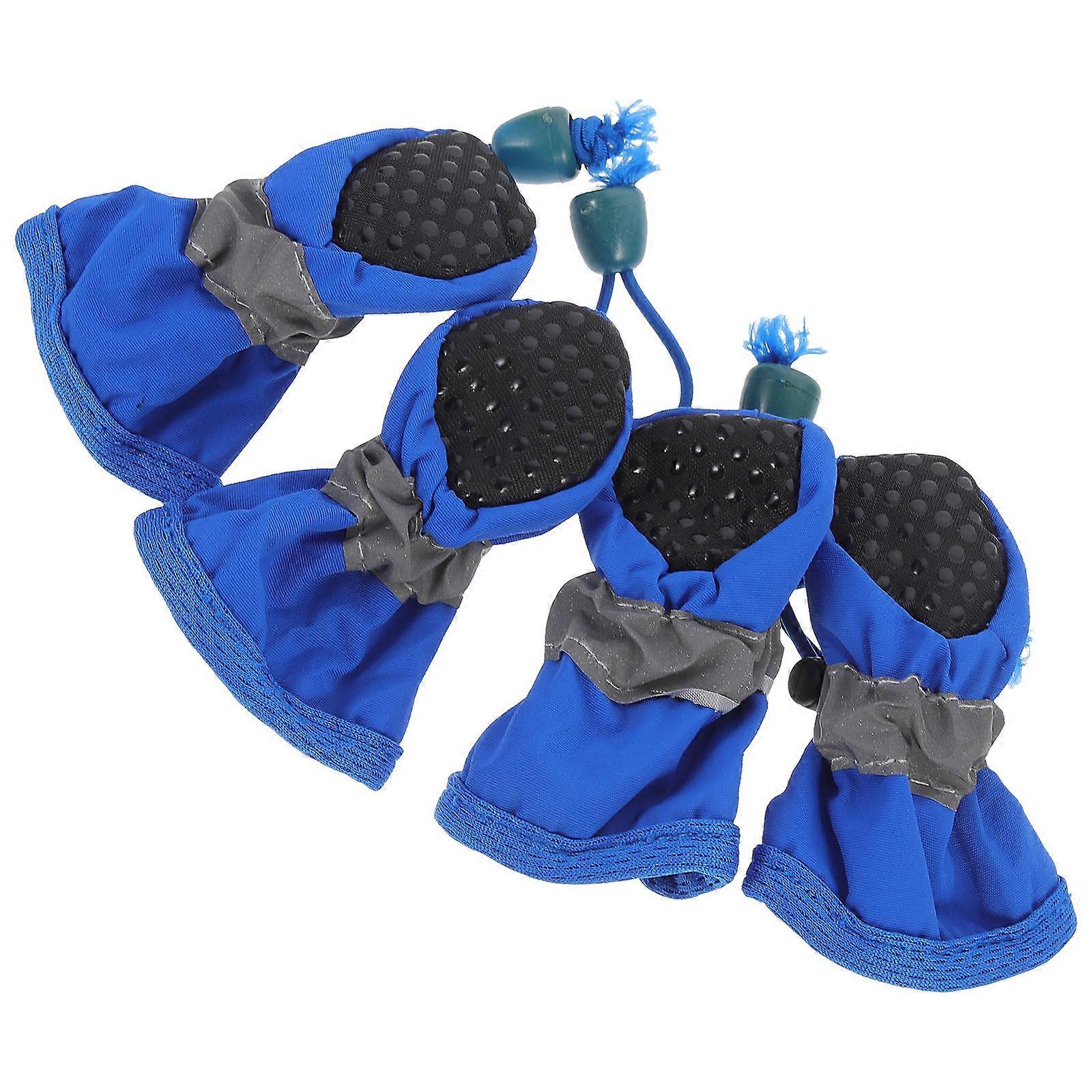 Great! Here's a product description and some key features you can use for **"4pcs Dog Shoes Non Slip Outdoor Pet Boots For All Weather Protection For
