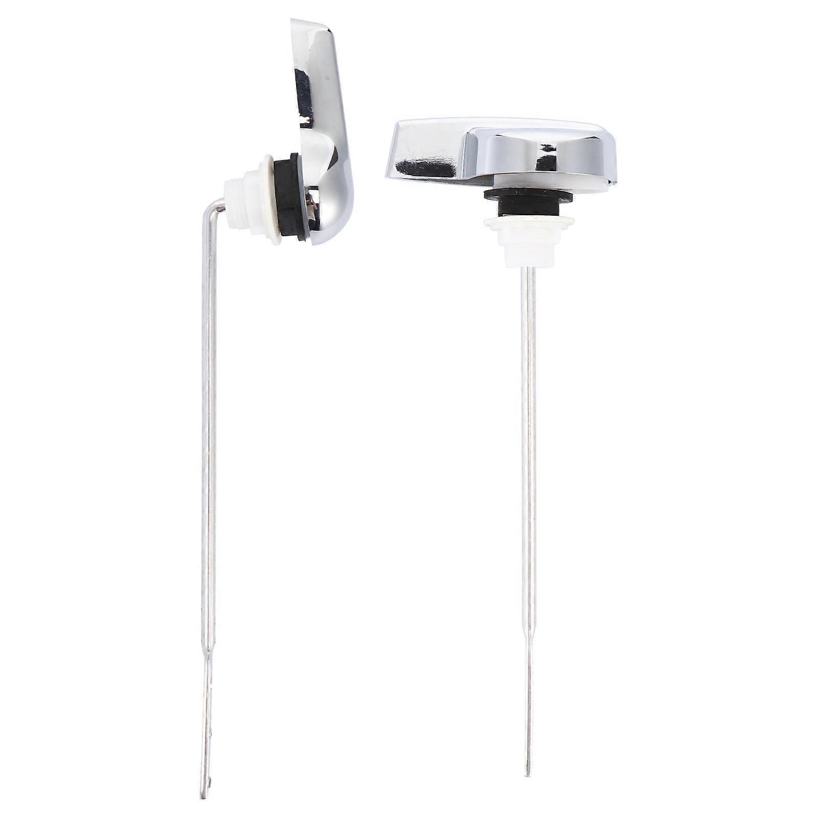 Side Mount Toilet Tank Handle Reversed Screw Thread To Prevent Loosening Commercial Restrooms 2Pcs