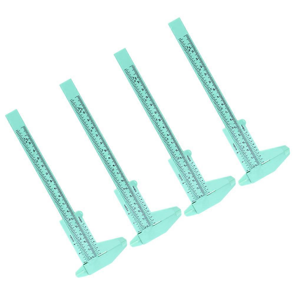 Righello tascabile Mini calibro a corsoio per applicazioni individuali Misura passo verde 21x7 cm