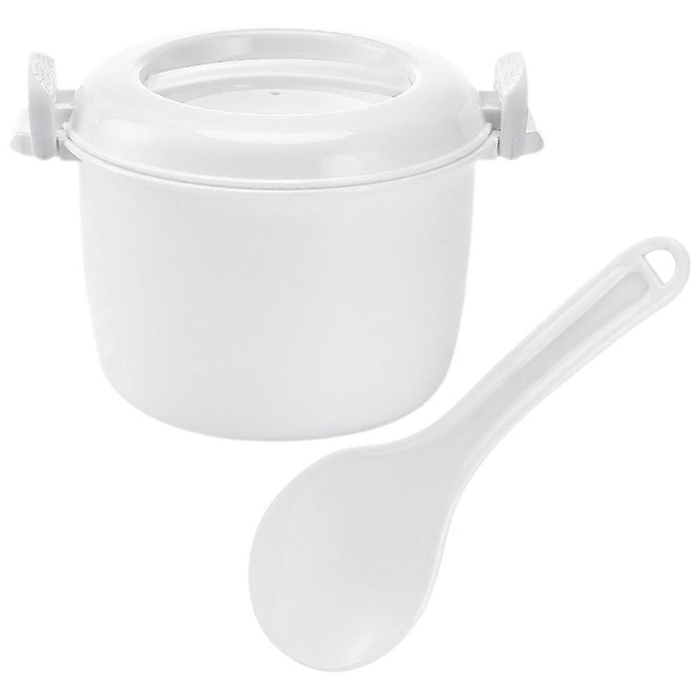 Microwave Rice Cooker Multifunctional Rice Cooker with Spoon 1Set for Home Use