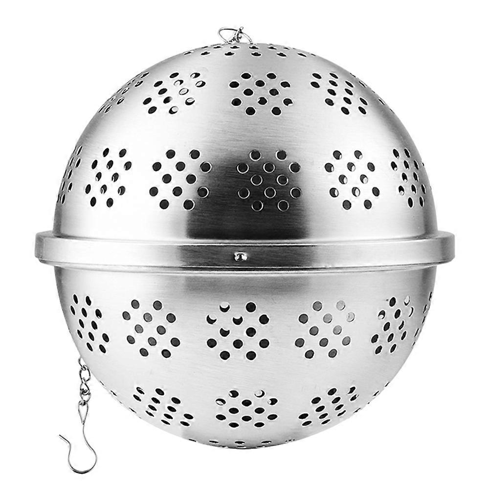 Tea Infuser Stainless Steel for Office Use 4.3X4.3X4.3in Portable Tea Accessories 1Set Filtering Function