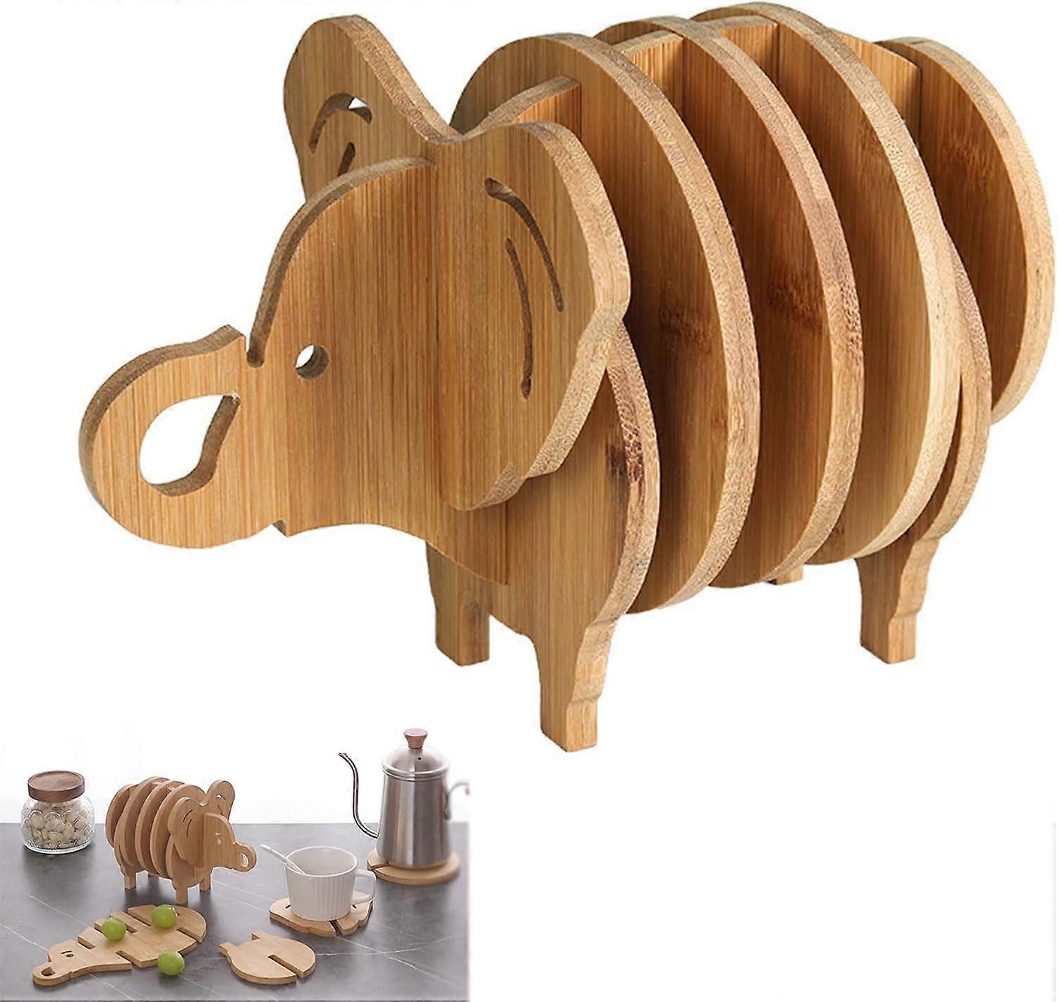 1 coaster, bamboo coaster, table mat