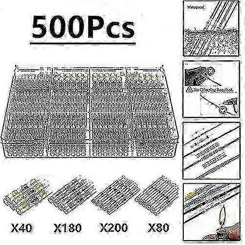 500 قطعة كهربائي تينر لحام الحرارة يتقلص أنبوب, Maidodo ختم جودة عالية