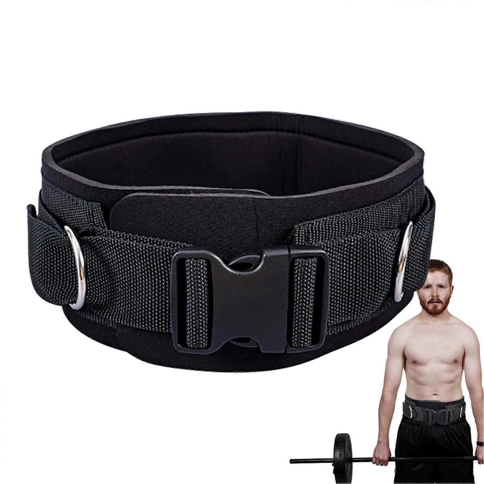 Weight Lifting Belt Adjustable Training Belt for Pull Up Support Double Lock Waist Support Durable Ergonomic Design