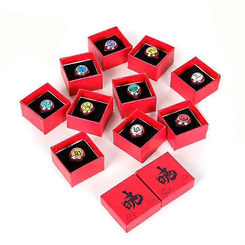 アニメ コスプレ あかつき 指輪 付き 箱付き 伊達 メタルフィンガー 大人 忍者 小道具 アクセサリー ギフト