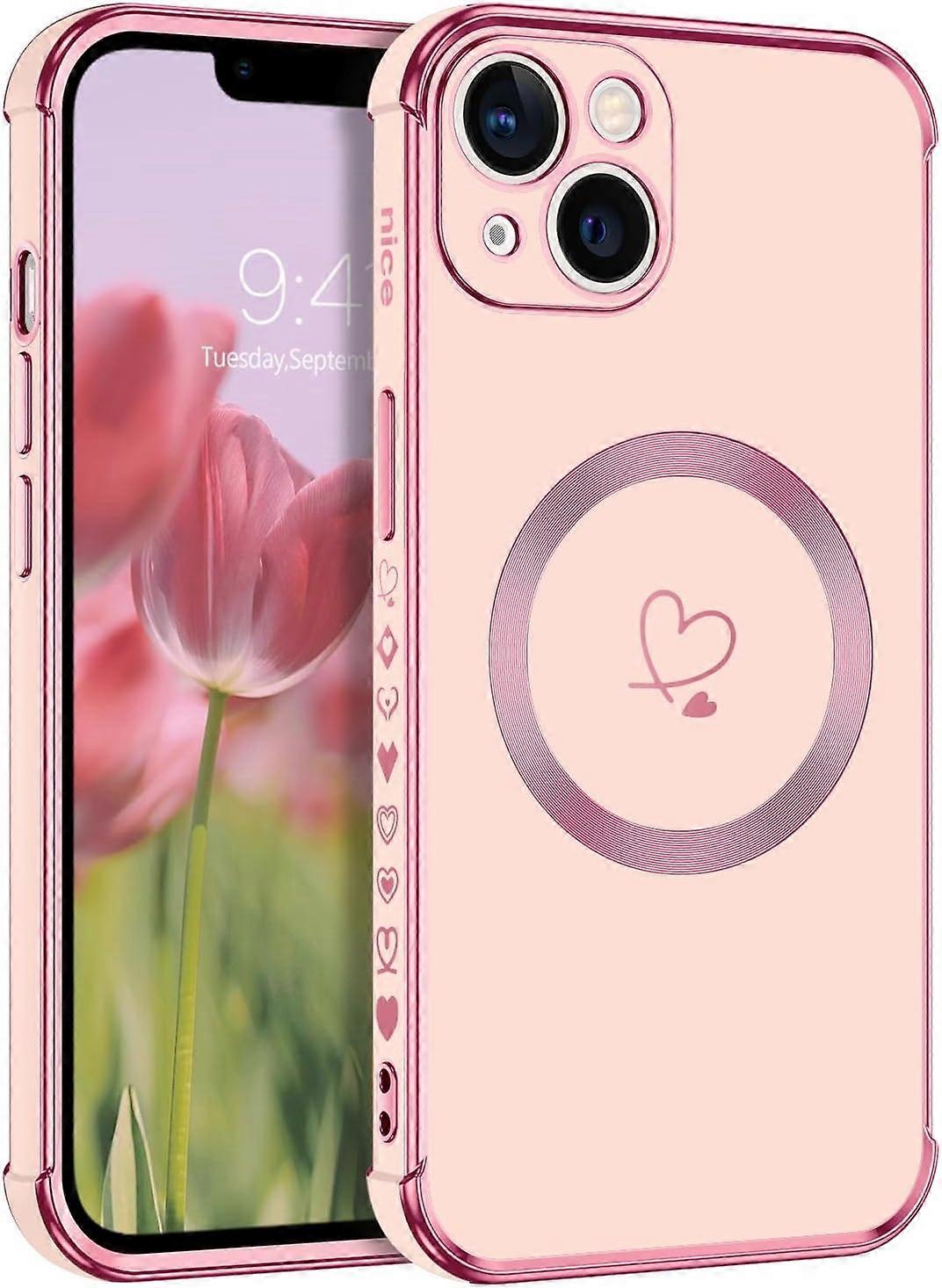 iPhone 13 Case [Magsafe Compatible], Pink