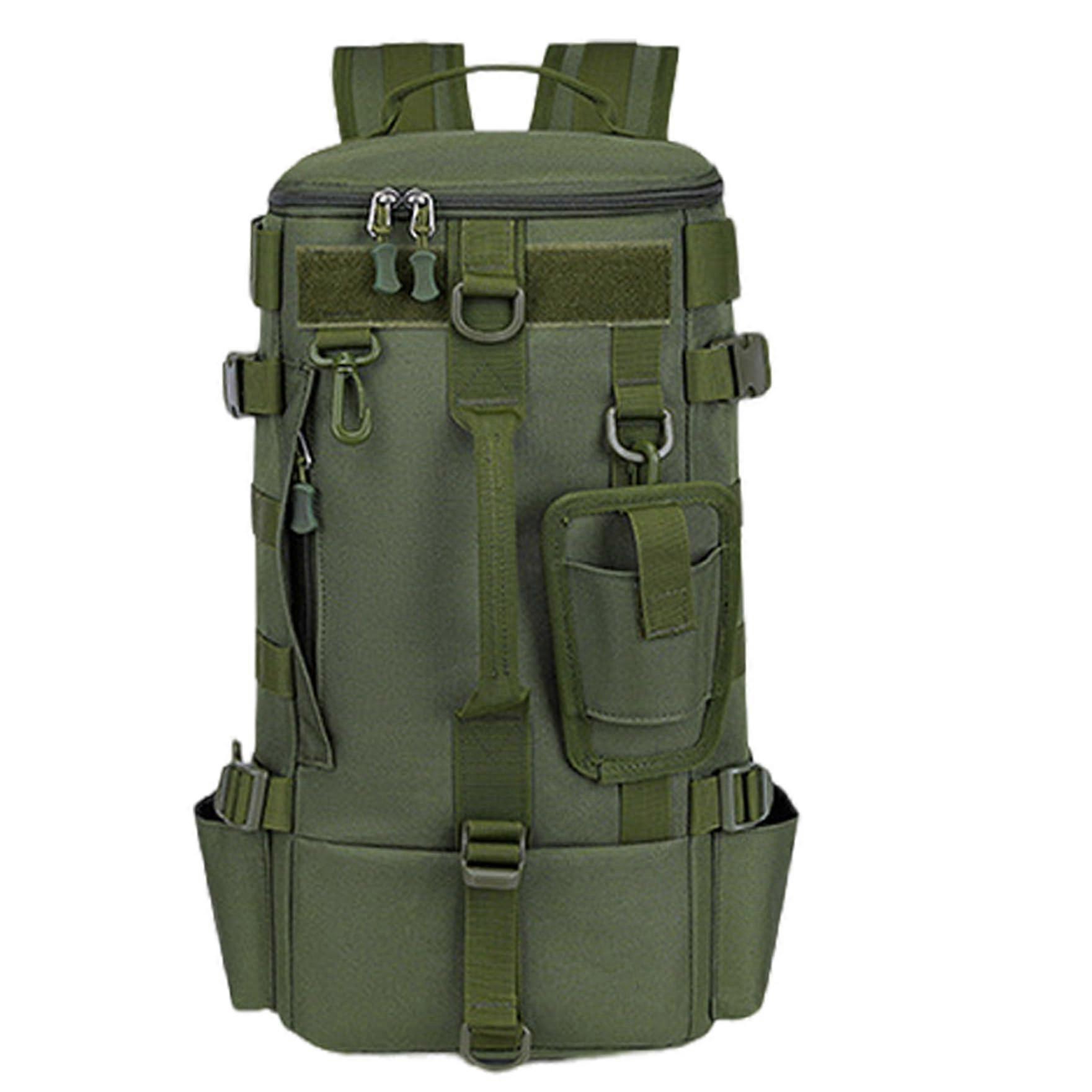 Fishing Backpack 8x7x17cm Large-Capacity Multi-Pocket Waterproof Zipper For Pros And Enthusiasts