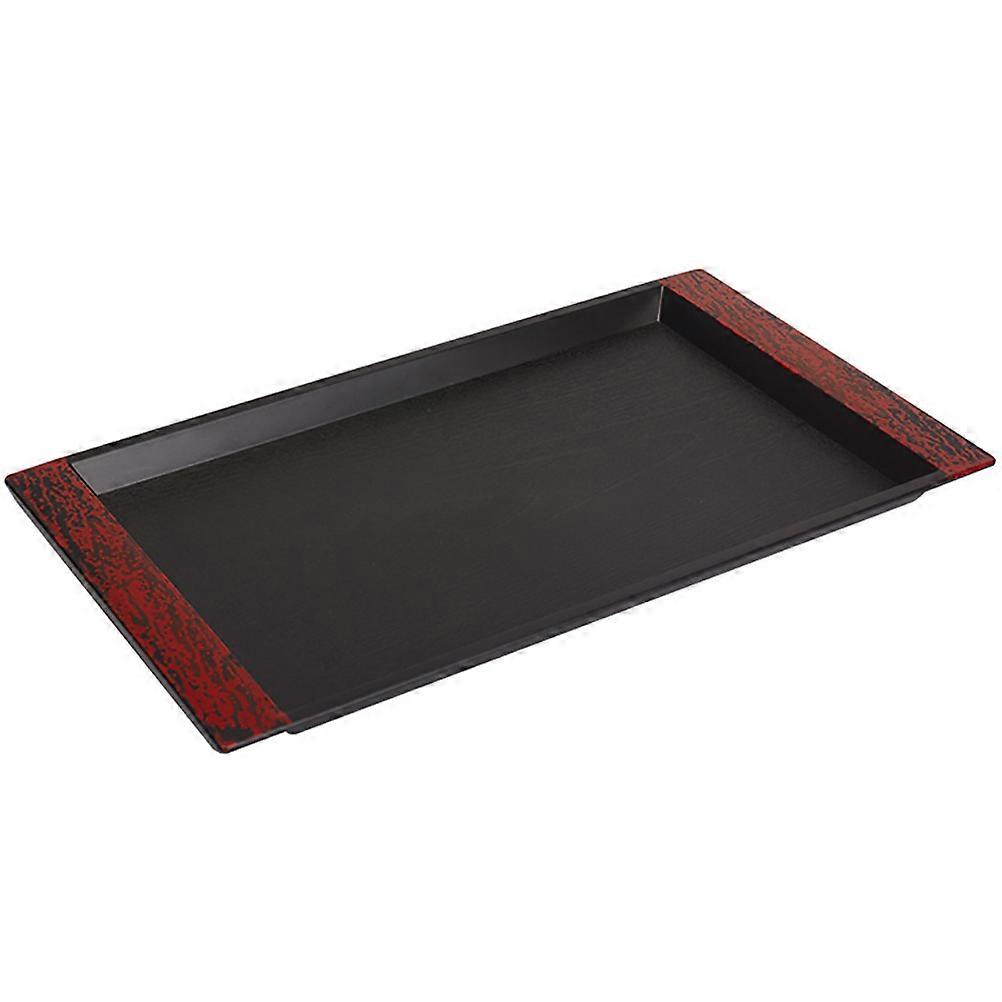 Tea Serving Tray Office Use 15.0X9.4X0.6in Multi-Functional Design 1Set