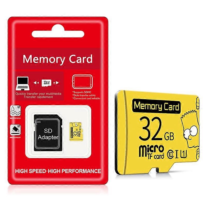 32GB Micro SD Card Class 10 High Speed Memory Card with Card Adapter