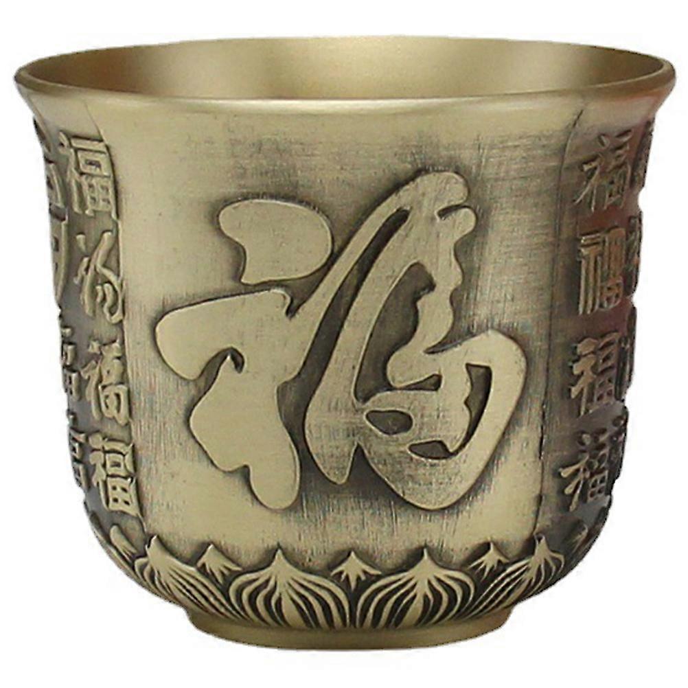 Tea House Copper Cup Decorative Teacup Decor for 1 Piece Elegant Accessory