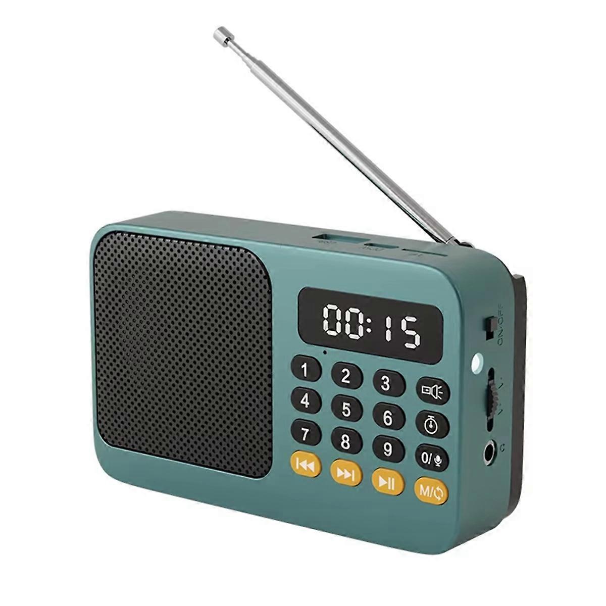 FM Radio DAB Radio Portable Small Emergency Recargable Ham Bluetooth Sound Box Mini Vintage Music Speaker Mp3 Player B
