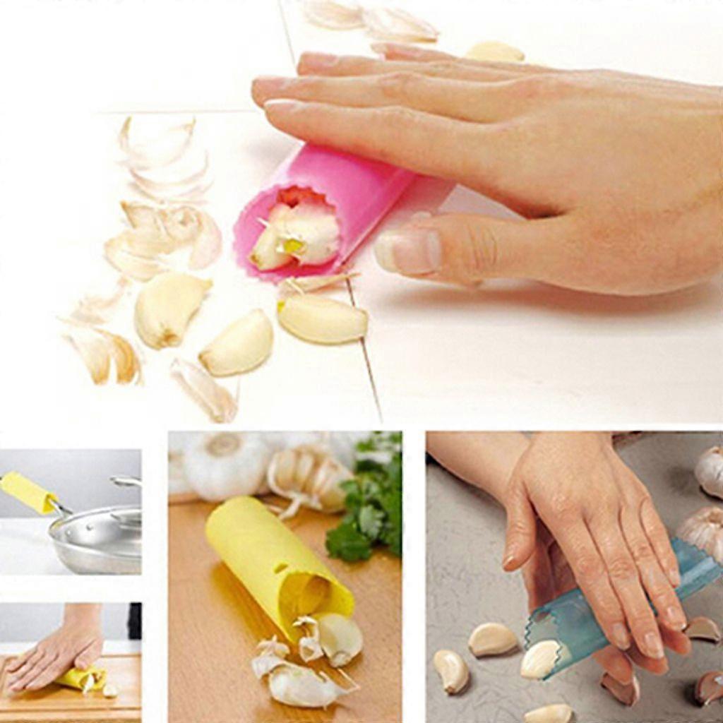 Creative silicone garlic peeler good helper practical kitchen tool equipment