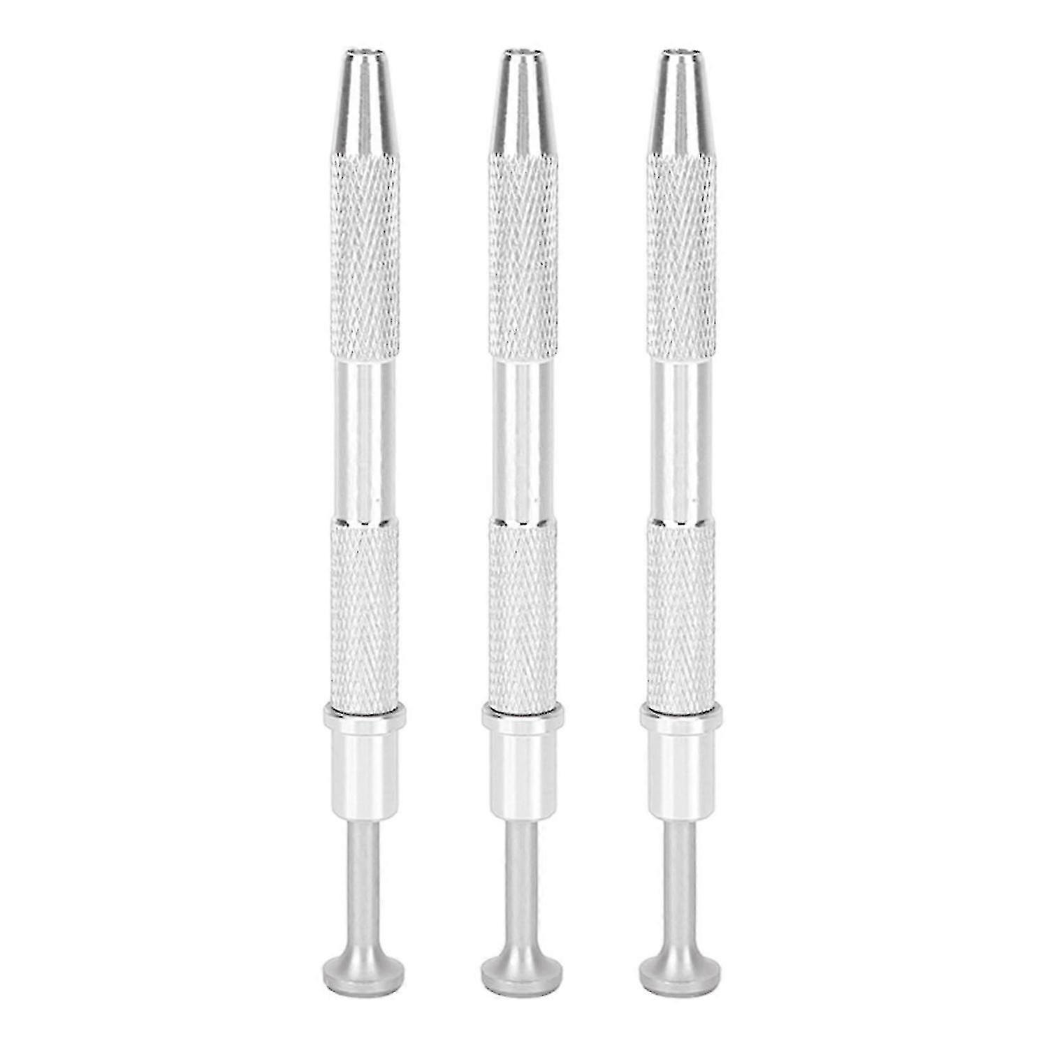 3 قطع ثقب الكرة المنتزع المهنية سبائك 4 شوكات حجر الراين الخرز حامل ملاقط التقاط أداة