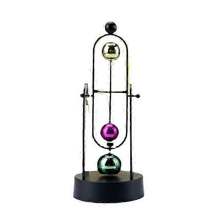 Kinetic Desk Toy with Swinging Balance Balls for Physics Experimentation