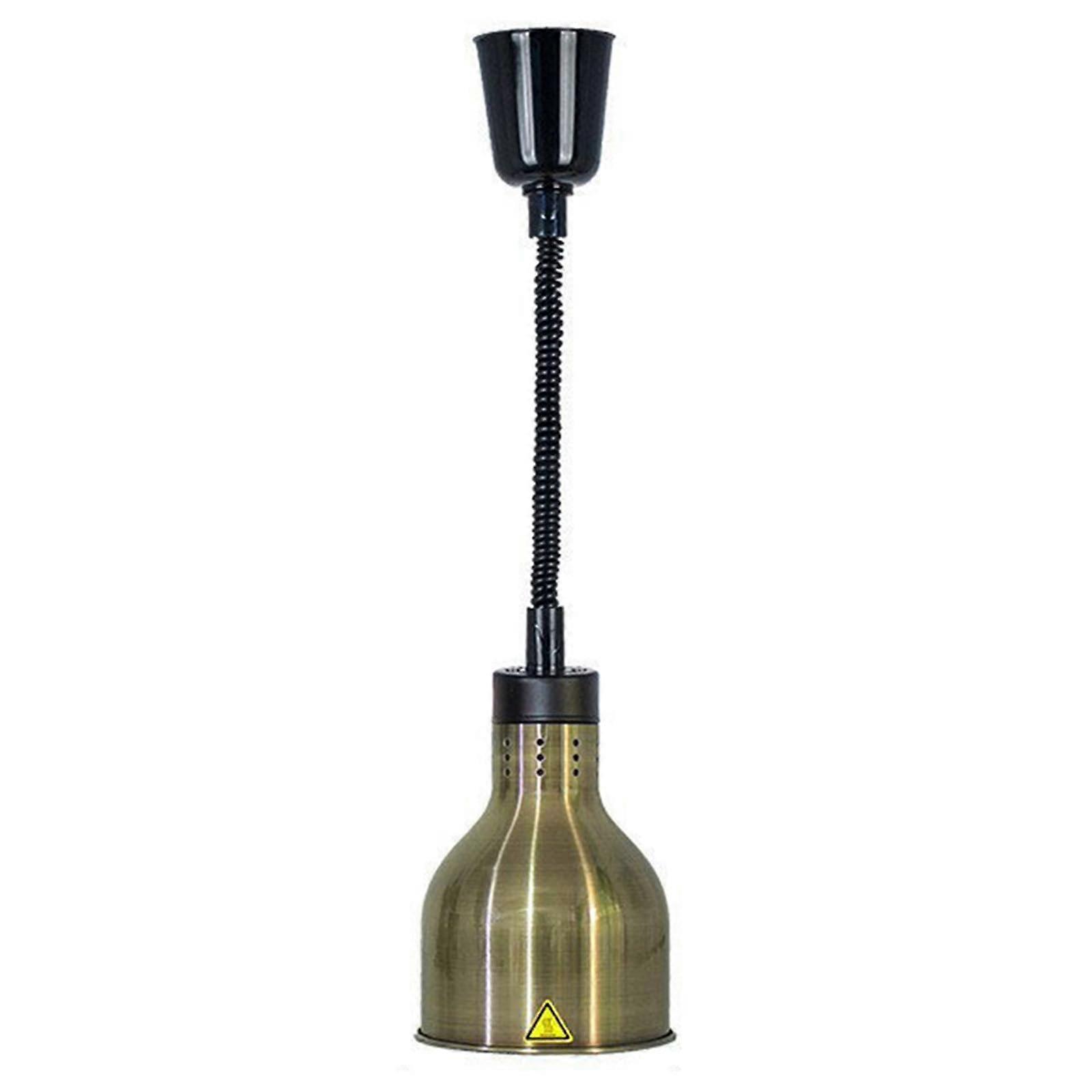 250W food warming lamp, retractable and shrinkable food warming lamp, adjustable length 60–180 cm, suitable for hotel kitchens and cafeterias (E)