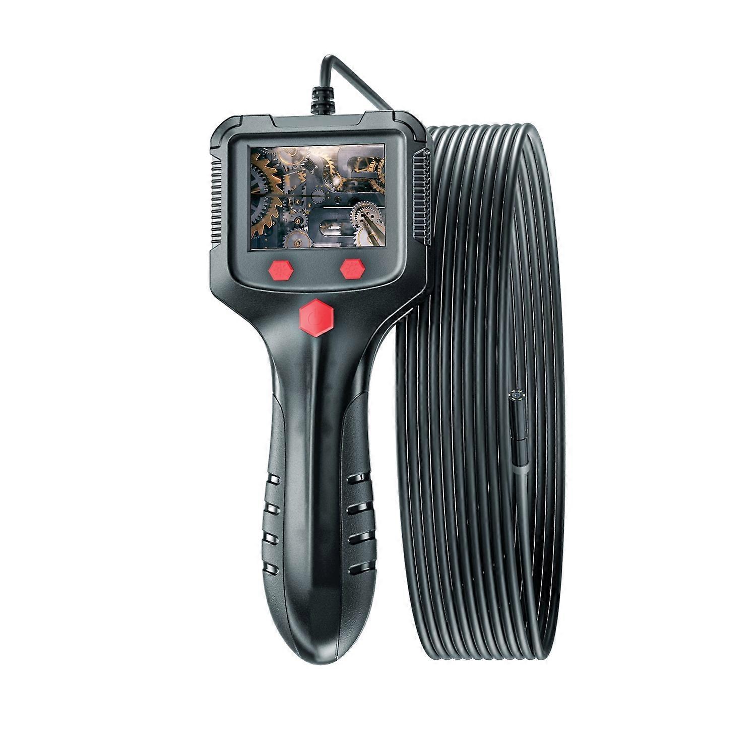 P100 8mm endoscópio Handheld Hardlinewith de 2,4 polegadas HD com painel LCD, comprimento: 15m 8mm 15m